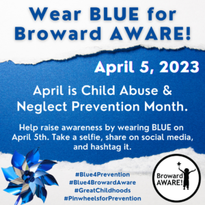 Wear Blue for Broward AWARE! 