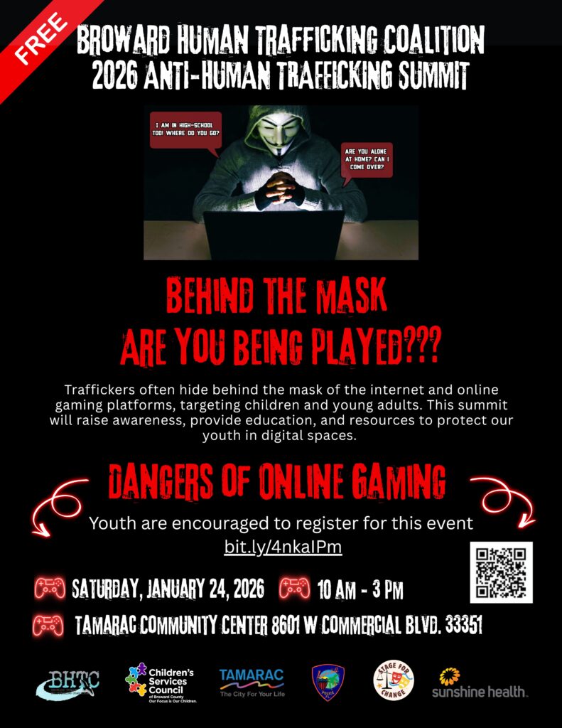 human trafficking flyer