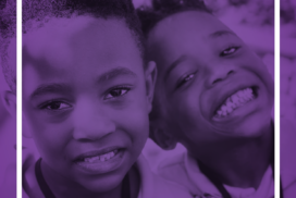 two boys smiling