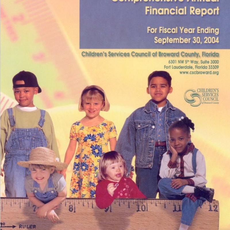 FY 2003-04 Comprehensive Annual Financial Report