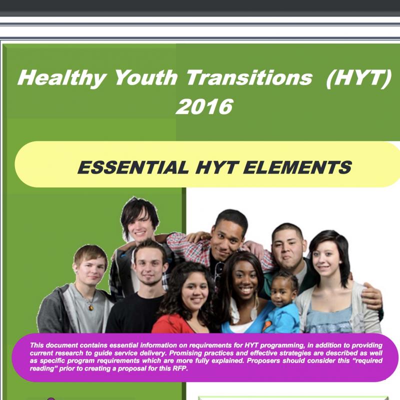 Healthy Youth Transitions (HYT) 2016 | Service Delivery Guide